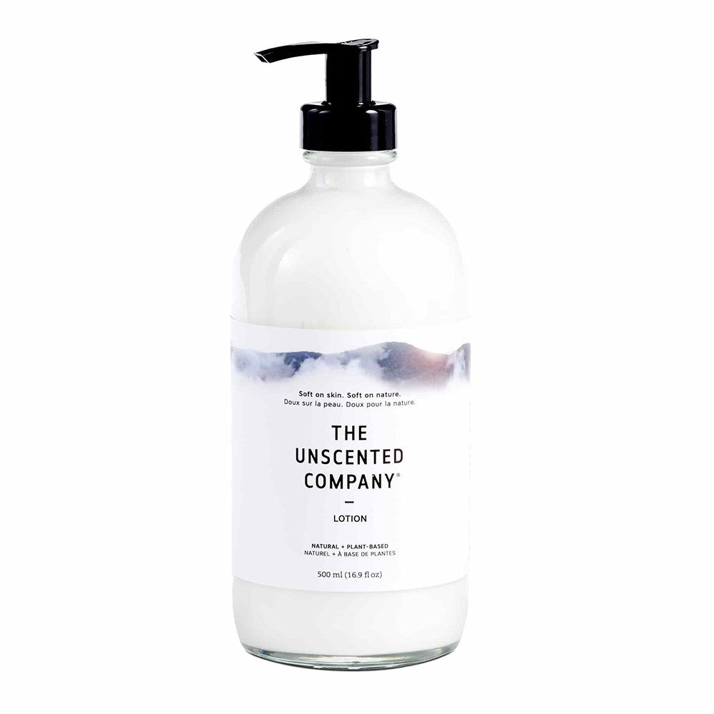 The Unscented Company Hand And body lotion Glass Bottle, Unscented, 16 Oz